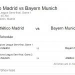 Atletico vs Bayern Munich – Schedule