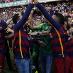 Barcelona Fans Celebration