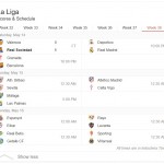 La Liga Scores & Schedule