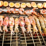 មឹក បង្គារអាំងទឹកឃ្មុំ