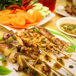 មឹក អាំងទឹកឃ្មុំ