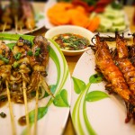 មឹក បង្គារអាំងទឹកឃ្មុំ