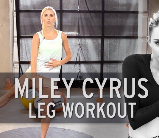 Miley cyrus ​work out