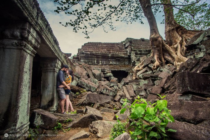Couple at Angkor