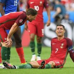 An injured Ronaldo