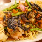 បុកល្ហុងបំពង ក្តាមប្រៃ