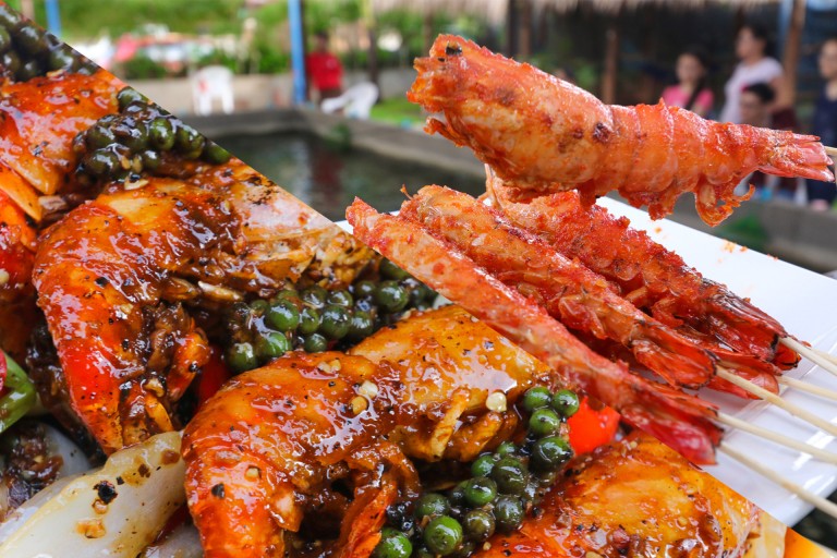 ប្លែកអារម្មណ៍! បង្កងប៊ីប៊ីឃ្យូ នៅភូមិស្ទូចបង្កង