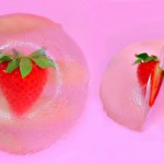 Edible Strawberry RAINDROP CAKE