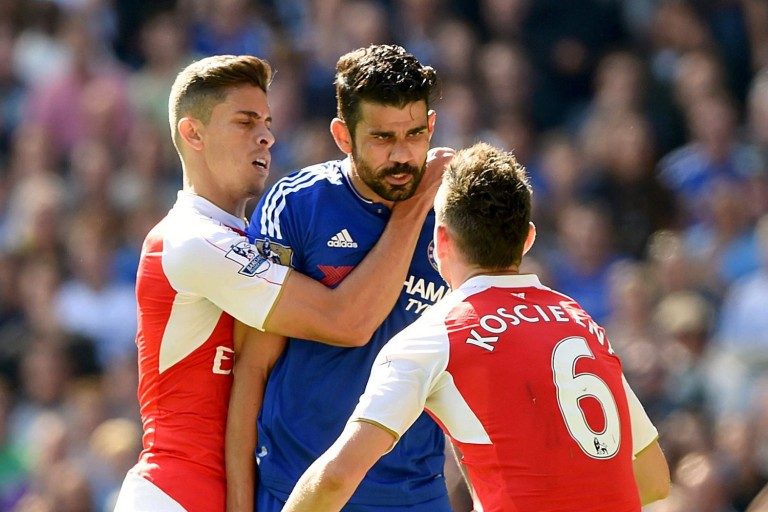 Diego Costa មិនអាចស៊ុតបញ្ចូលទីបានពីព្រោះ Koscielny តាមស្អិតពេក