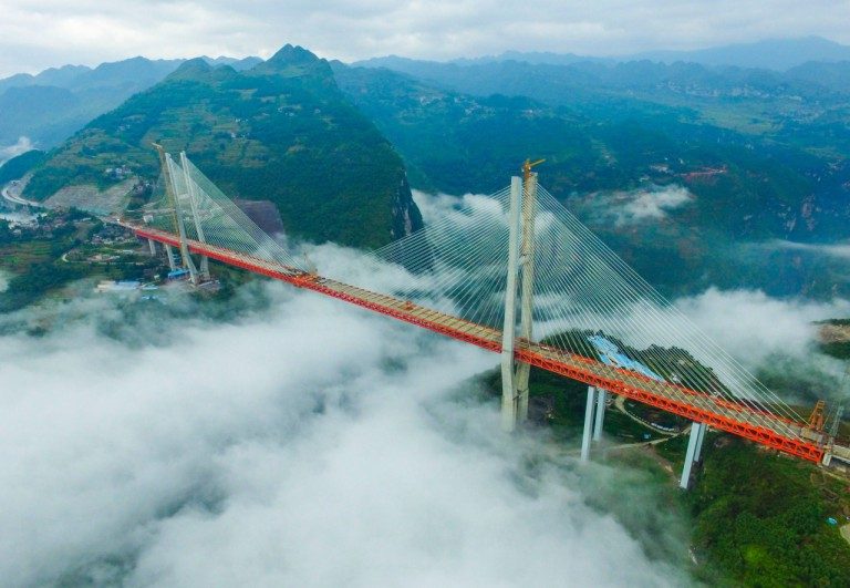 ស្ពាន Beipanjiang​ ខ្ពស់បំផុតនៅលើពិភពលោក