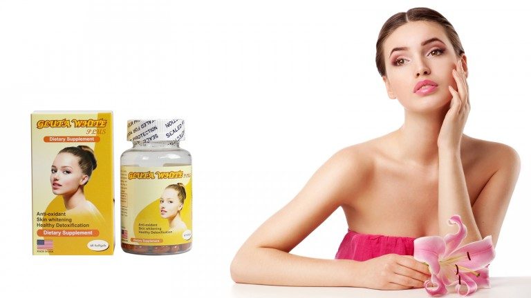 ស្បែកម៉ដ្ឋសរលោងជាមួយនឹង Gluta White Plus
