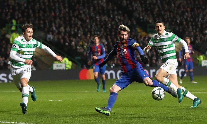 Messi រកបាន 2គ្រាប់ ជួយអោយ Barcelona យកឈ្នះ Celtic 2-0