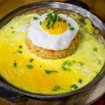 បាយឆាបន្ទះដែកពងទា
