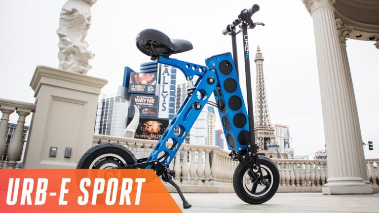 Urb-E Sport កង់​អា​គុយ​អាច​សាក​ថ្ម​ Iphone 40​ដង