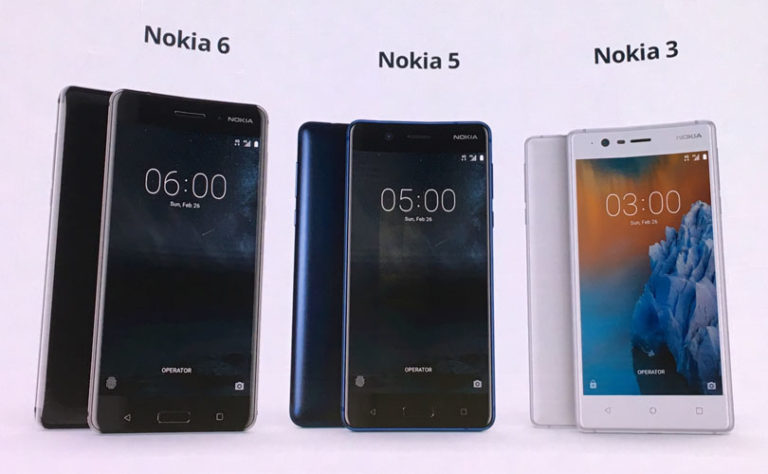 Nokia 6,5 ​និង ​3 ​ផលិត​នៅ​ឥណ្ឌា​គ្រោង​ចូល​ទីផ្សារ​ខែមិថុនា