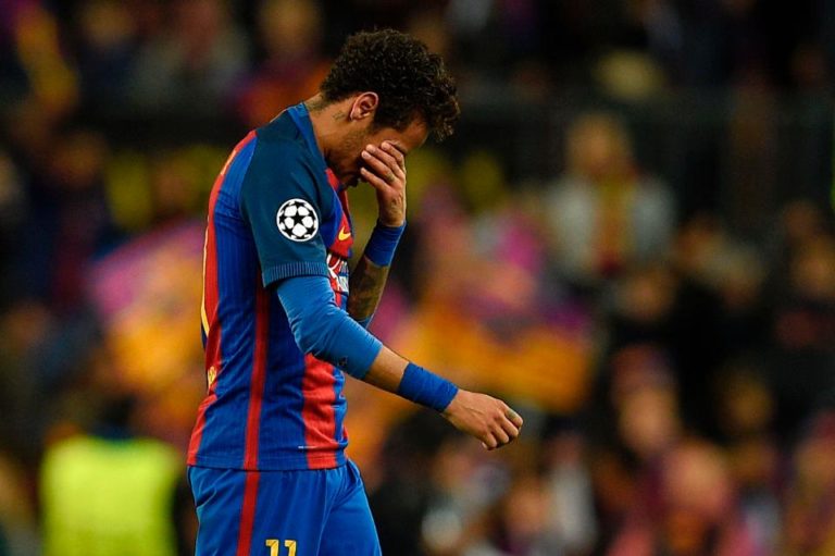 Neymar យំបន្ទាប់ពី Barcelona មិនអាចបន្ដដំណើរទៅវគ្គបន្ទាប់