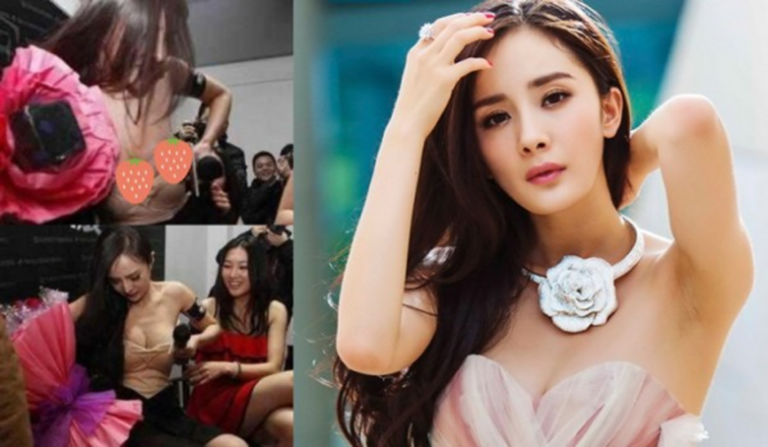Yang Mi តារា​សម្ដែង​ស្រី​ដ៏​ល្បី​ចិន​ត្រូវ​បាន​អ្នកគាំទ្រ​ទាញ​របូត​អាវ​ចេញ​…