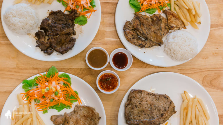 ចេញ​ក្រៅ​ម្ដង​ៗ ចង់​ញ៉ាំ​អី​ឆ្ងាញ់​ប្លែក​មាត់​មែនទេ​! ម៉ោះ​មក​ ហាង​ សា​វ៉ាស​ឌី​ ស្តេ​ក ដឹង​តែ​អេម​ហ្មង​