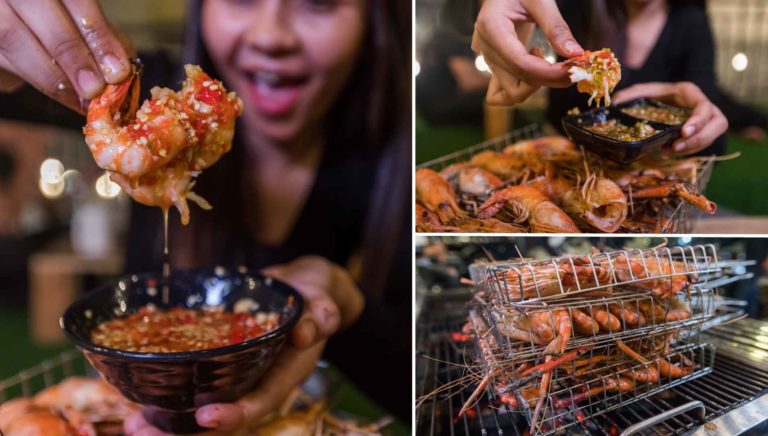 បង្កងស្រស់ៗ ស្រង់ចេញពីទឹក អាំងជ្រលក់ទឹកត្រីពិសេសប្រចាំហាង Best FOOD ឆ្ងាញ់ហើយបញ្ចុះតម្លៃ១០%ទៀត