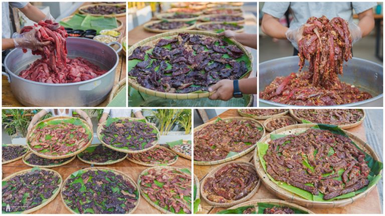 អស់ទាស់ ងៀតគោ ងៀតត្រី ងៀតជ្រូក​ឆ្ងាញ់មួយថ្ងៃលក់អស់មិនក្រោម២០គីឡូទេ កុម្ម៉ងបានណា