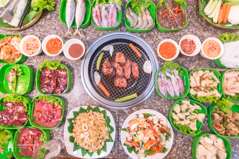 អស់ស្ទះបញ្ចុះតម្លៃ២0% លើសាច់អាំងគ្រប់មុខពីហាង HENG MAN BBQ សាច់អាំងទឹកកាពិ