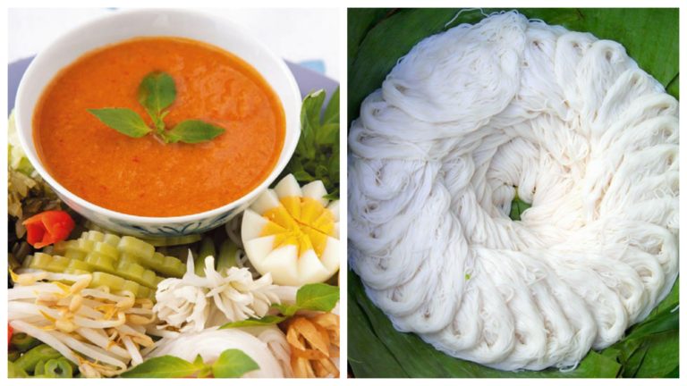 ឆ្ងាញ់ៗ! រូបមន្តថ្មីទៀតហើយនំបញ្ចុក សម្លណាំយ៉ា