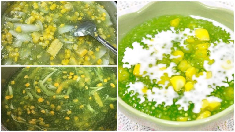 ទំនងណាស់! បង្អែមសាគូស្រូបទឹកខ្ទះដូង គួរឲ្យចង់ញ៉ាំ ហើយ​ស្រួល​ធ្វើទៀត