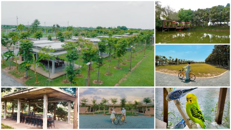 ល្អបំផុត អង្គុយញ៊ាំអាហារ ស្ទូចត្រី ជិះកង់កម្សាន្តក្នុងកសិដ្ឋាន អមរៈយ៉ាងស្រស់ស្រាយ
