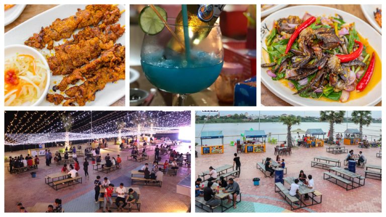 តោះទៅញ៉ាំ Street Foodបណ្តើរ ផឹក Cocktail បណ្តើរ ស្រូបយកខ្យល់មាត់ទន្លេហ្អី!