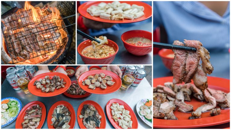 សាច់អាំងពោះគោទឹកប្រហុកមួយកន្លែងនេះរសជាតិអស់ទាស់ល្បីពេញប្លុកបឹងកេងកង