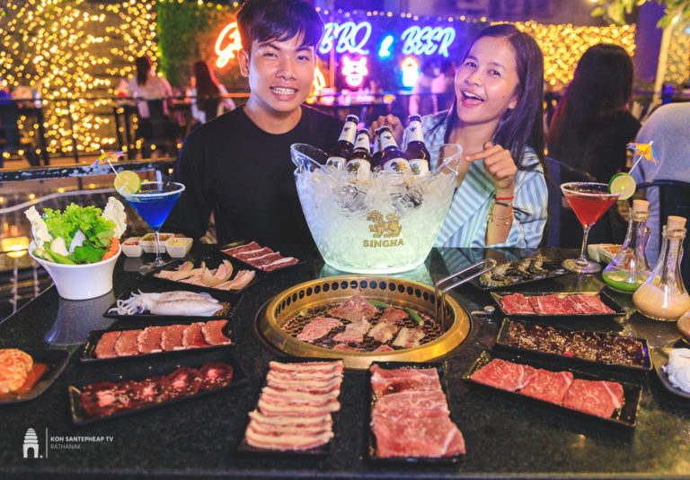 លឿនៗជិតផុតកំណត់ហើយ ប្រម៉ូសិនបញ្ចុះតម្លៃ៣០% សាច់អាំង៣រសជាតិ ស្រាបៀរ និងCocktail ពីហាង GrillHouse BBQ & Beer