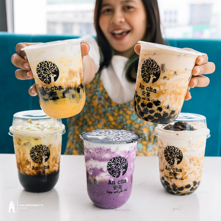 ហាង An Cha Taiwan Milk Tea BakTouk