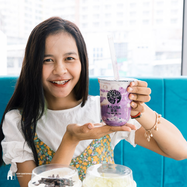 ហាង An Cha Taiwan Milk Tea BakTouk