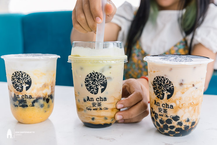 ហាង An Cha Taiwan Milk Tea BakTouk