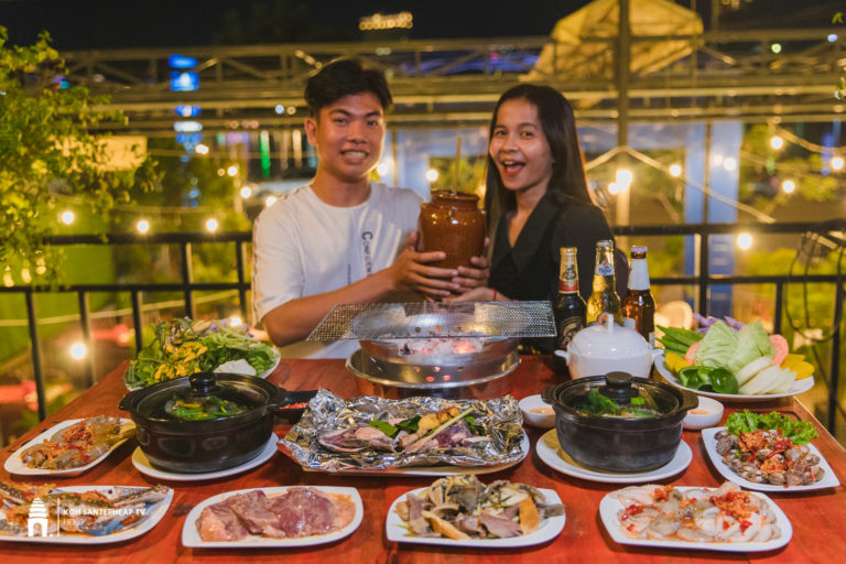 ជិះទៅត្រឹមត្រើយម្ខាងមាត់ទន្លេ អាចញ៊ាំសាច់គោអាំងទឹកប្រហុកឆ្ងាញ់ប្រចាំមណ្ឌលគិរីបានហើយ នៅហាង ជំនោរត្រជាក់៣
