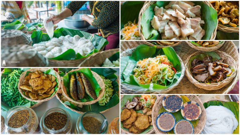 នំបញ្ចុកទឹកប្រហុក ៣រសជាតិ មុខម្ហូបល្បីខ្លាំងលើទឹកដីសៀមរាប​ នៅហាង ផ្ទះខ្មែរម្ហូបឆ្ងាញ់ ដែរគ្រប់គ្នាបានមកហើយមិនគួររំលង?