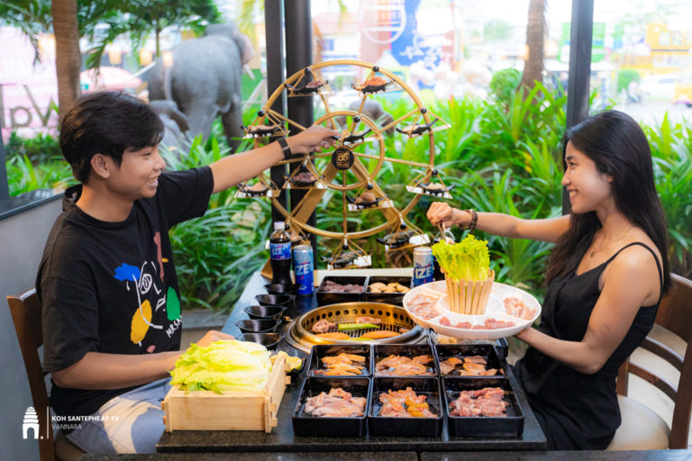 ជាតិមែនហ្មង? សាច់អាំងទឹកកាពិ ពីហាង​ Mini BBQ Gold ជ្រោយចង្វារ